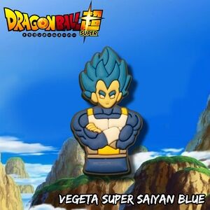 💖3 Charms for $9💖 Vegeta Super Saiyan Blue Jibbitz Dragonball Super Croc Charm